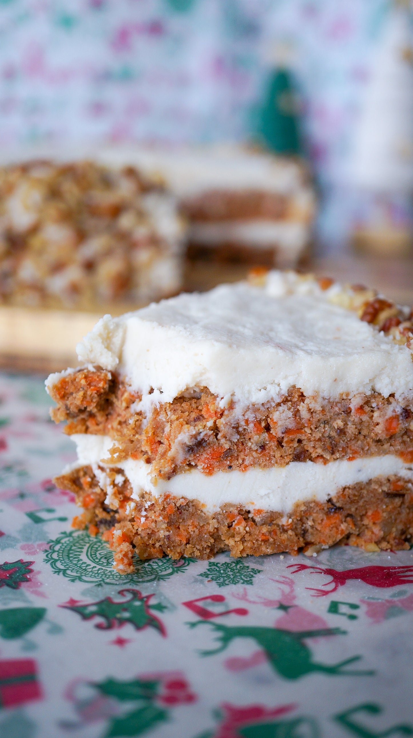 Carrot Cake Slice - Raw Bites By Risa