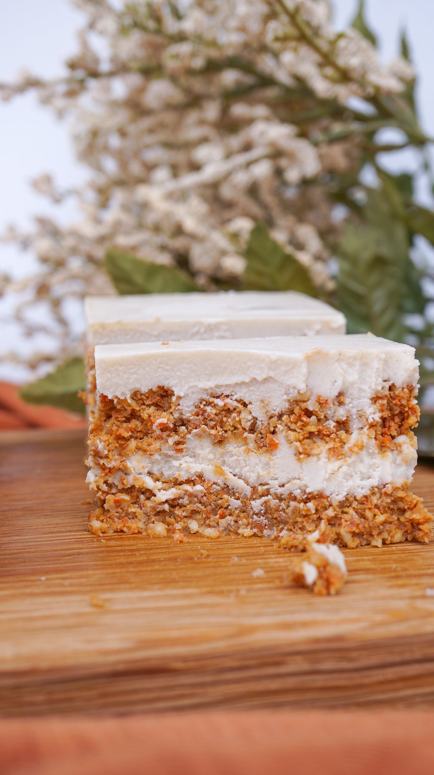 Frosted Carrot Cake Bar