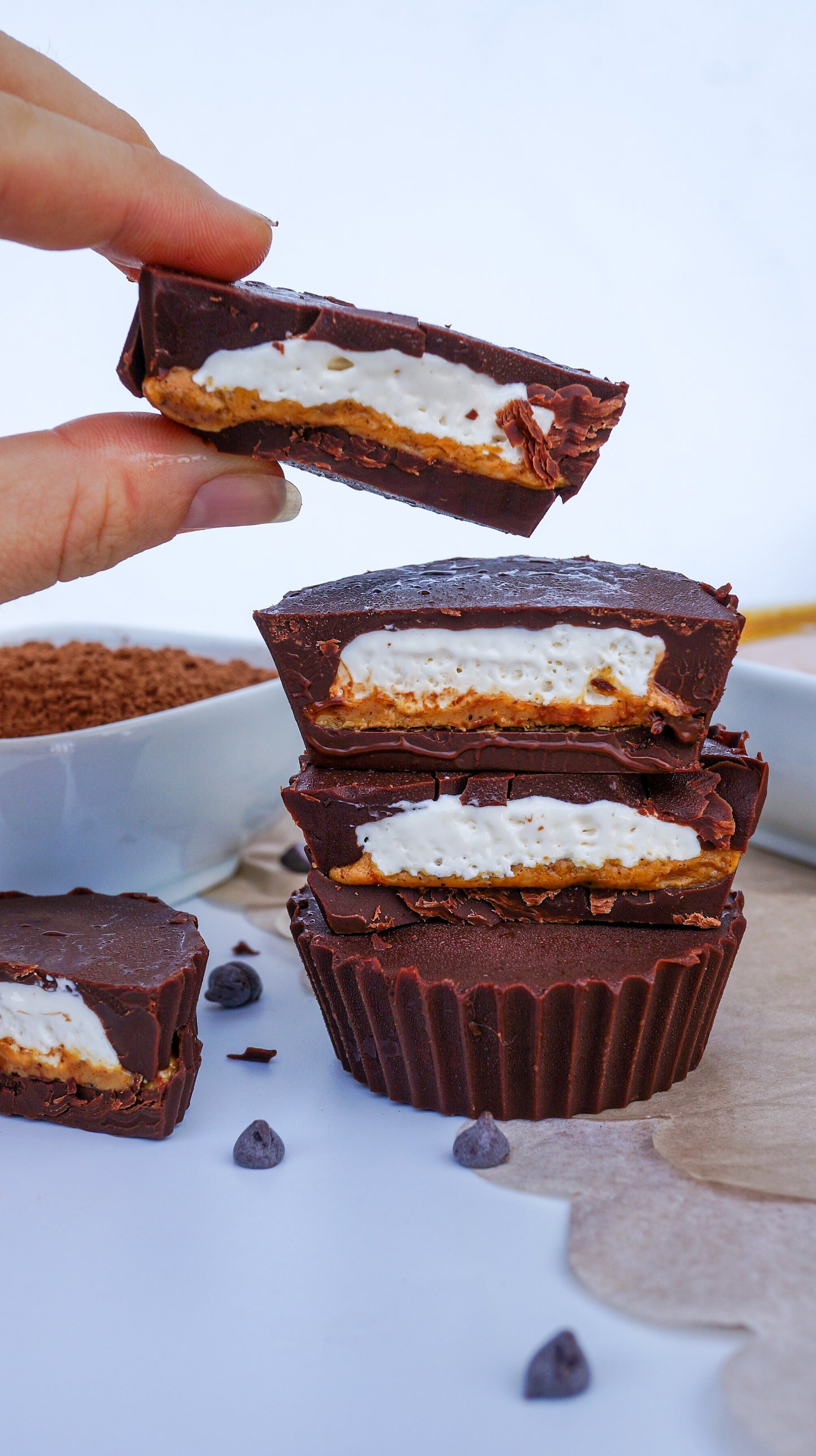 Fluffernutter Chocolate Cup