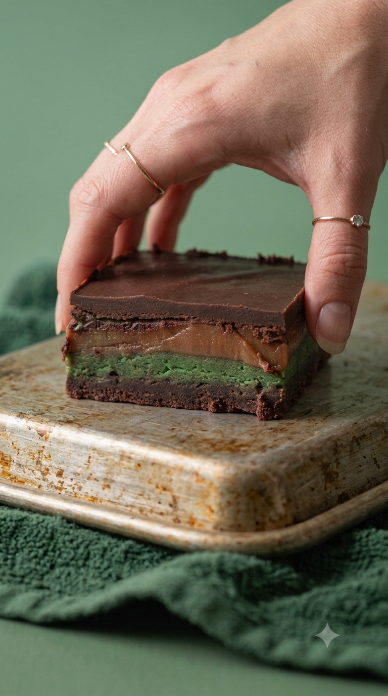 Andes Thin Mint Cheesecake