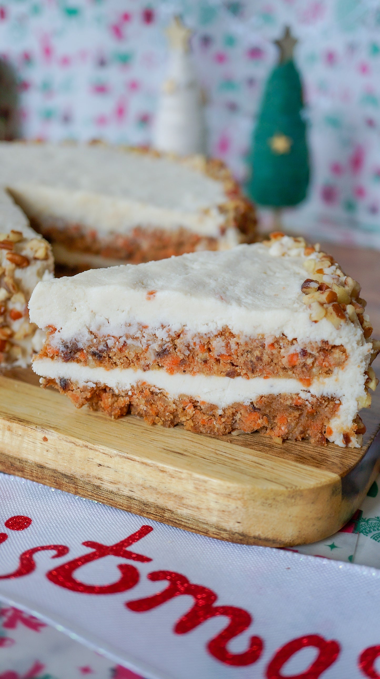 Carrot Cake Slice - Raw Bites By Risa