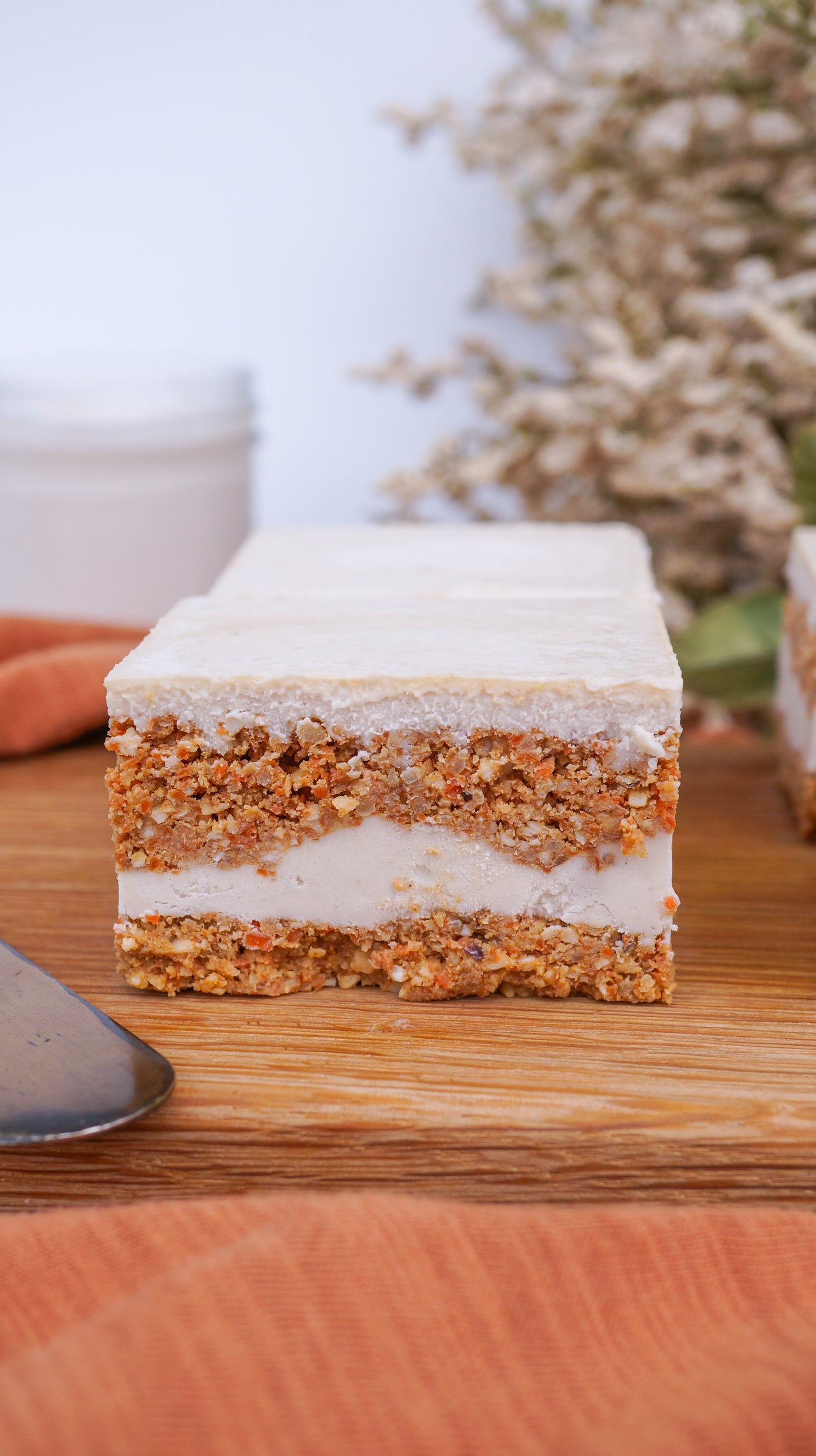 Frosted Carrot Cake Bar