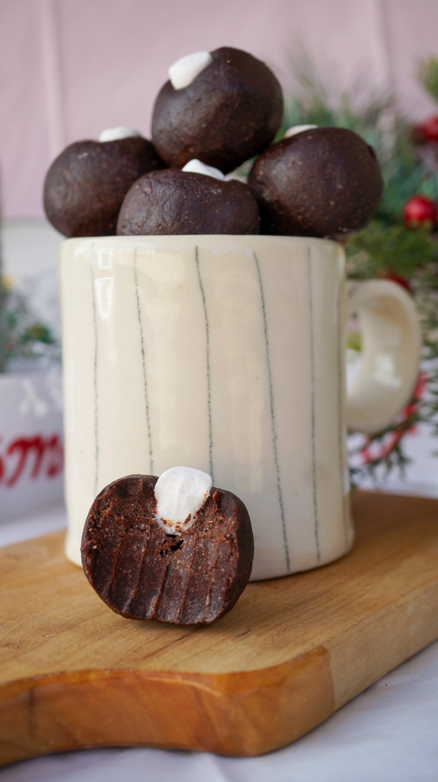 Flavor of the Month: Hot Cocoa Protein Bites