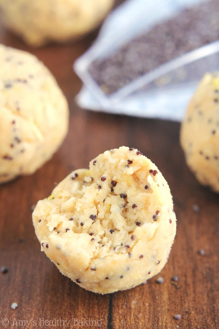 Lemon Poppy Seed - Raw Bites By Risa