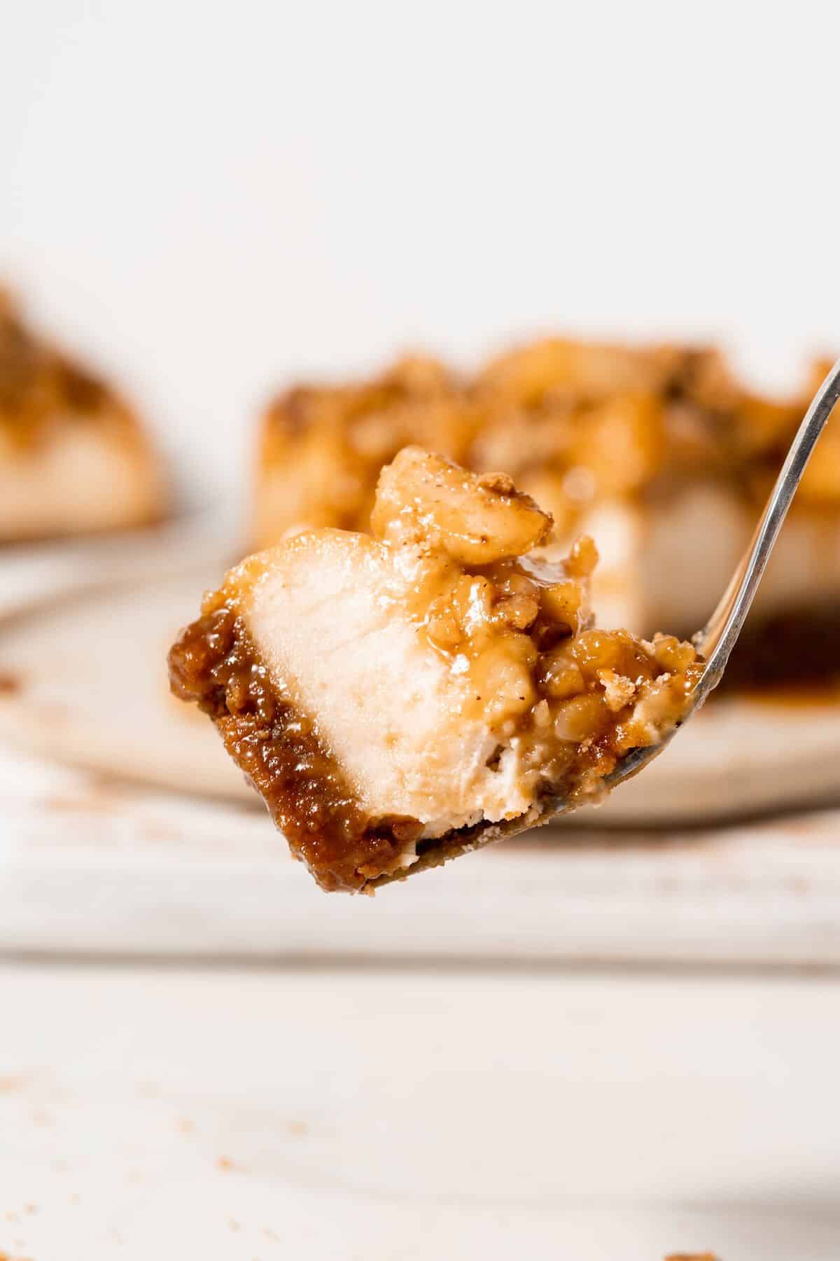 Mini Caramel Apple Cheesecake - Raw Bites By Risa