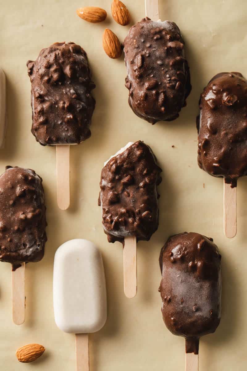 Vanilla Almond Crunch Ice Cream Pop