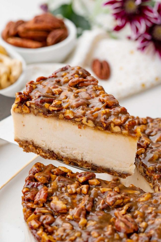 Maple Pecan Cheesecake - Raw Bites By Risa