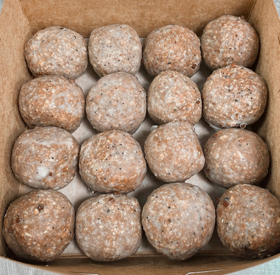 Chai Glazed Donut Holes - Raw Bites By Risa