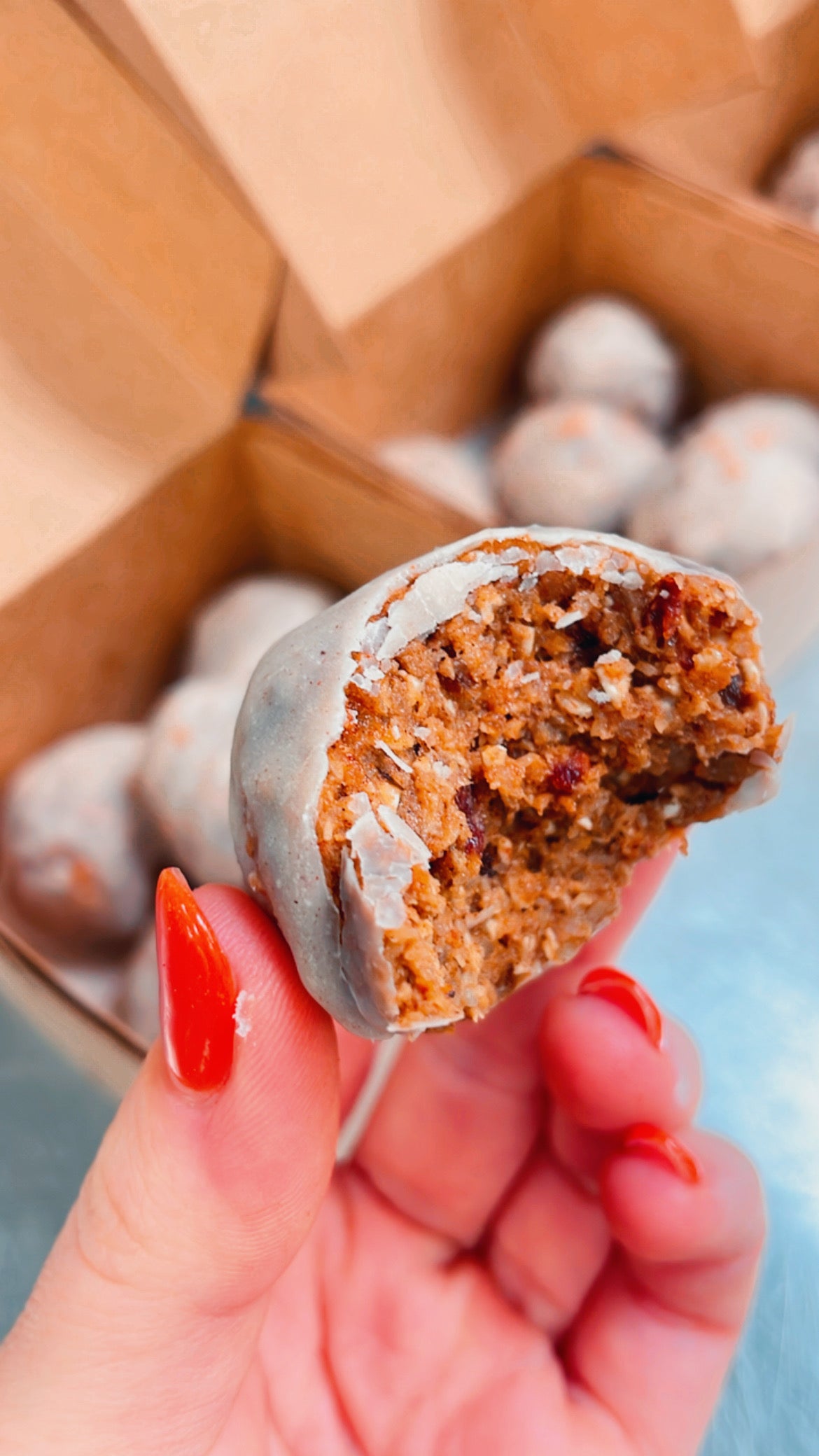 Chai Glazed Donut Holes - Raw Bites By Risa