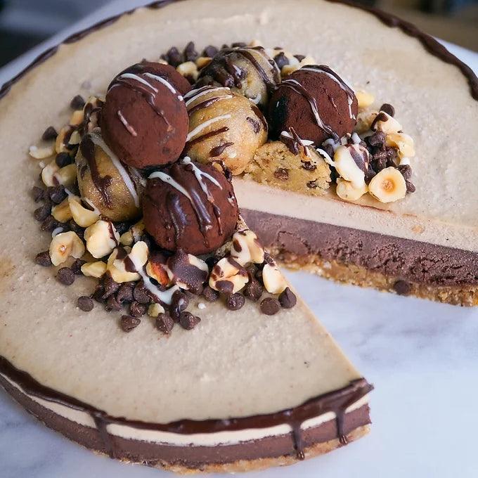 Caramel Hazelnut Chocolate Cake - Raw Bites By Risa