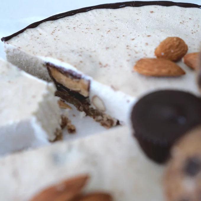 Vanilla Peanut Butter Cup Cake - Raw Bites By Risa
