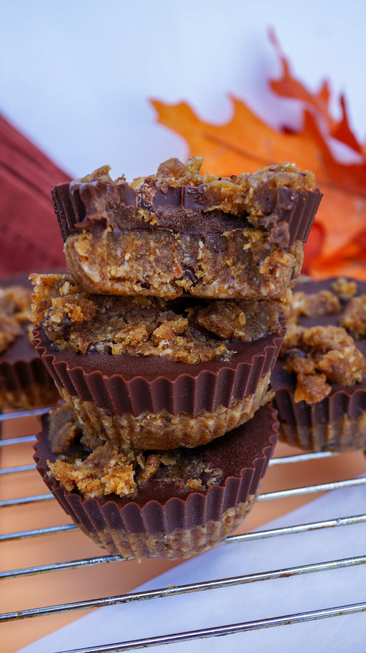 Pumpkin Spice Cookie Dough Cup