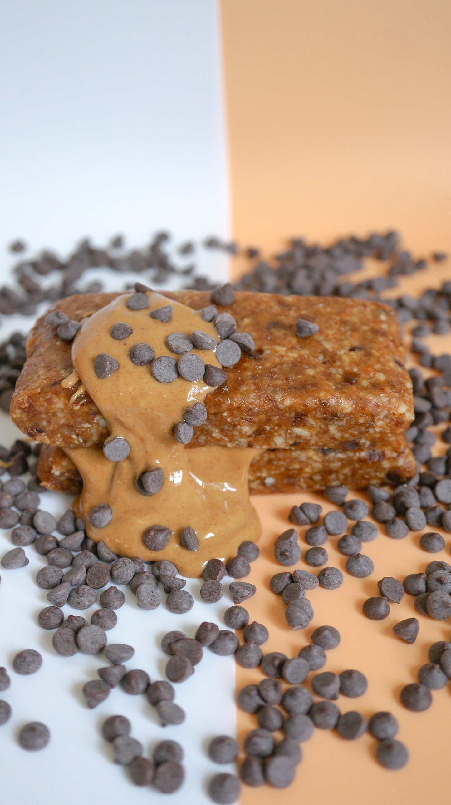 PB Chocolate Chip Protein Bars - Raw Bites By Risa