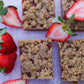 Strawberry Crumble Bars