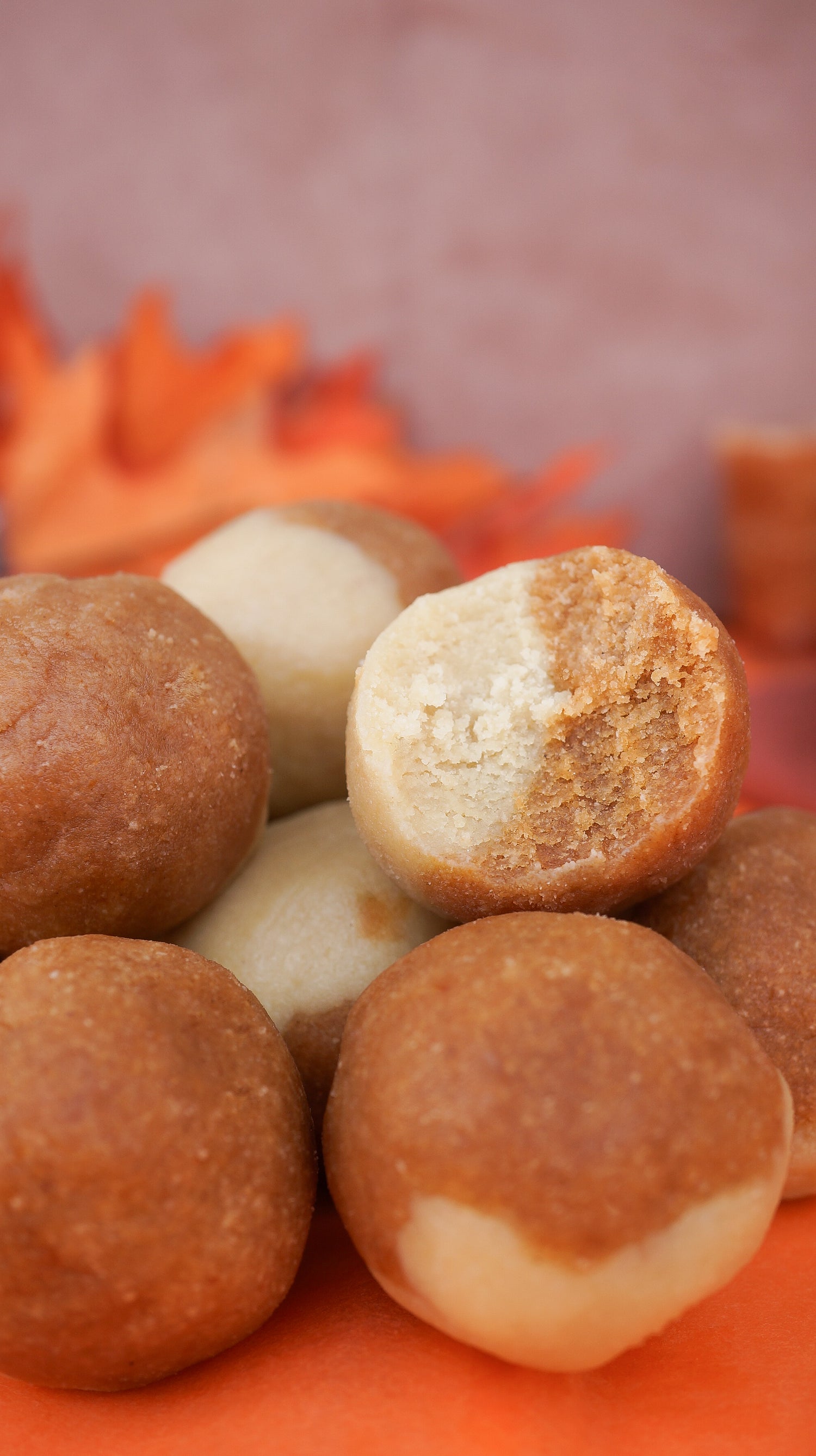 Pumpkin Pie Cheesecake Bites! - Raw Bites By Risa