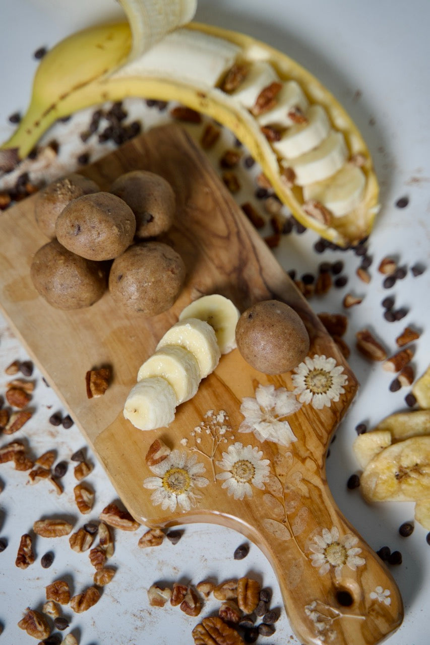 Protein Banana Bread Bites