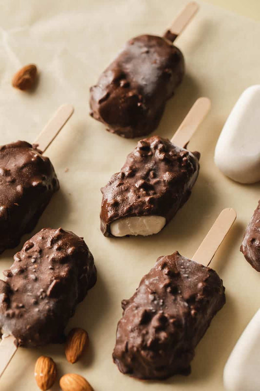 Vanilla Almond Crunch Ice Cream Pop