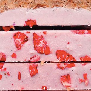 Strawberry Cheesecake Bar - Raw Bites By Risa