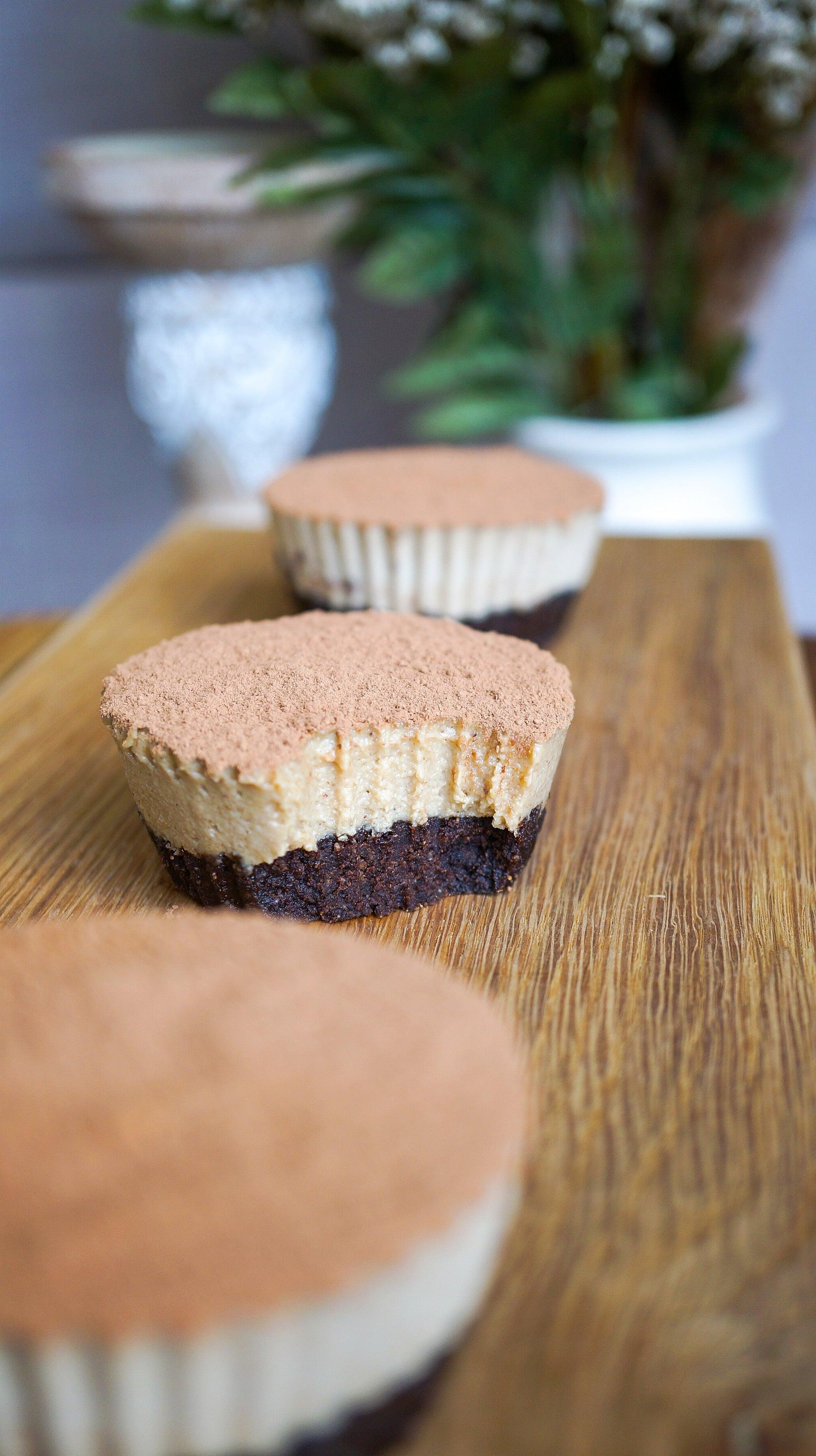 Cocoa Coffee Cheesecake Cup - Raw Bites By Risa